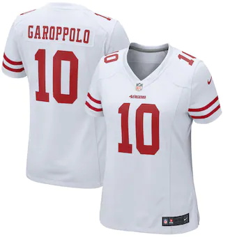 womens nike jimmy garoppolo white san francisco 49ers team 